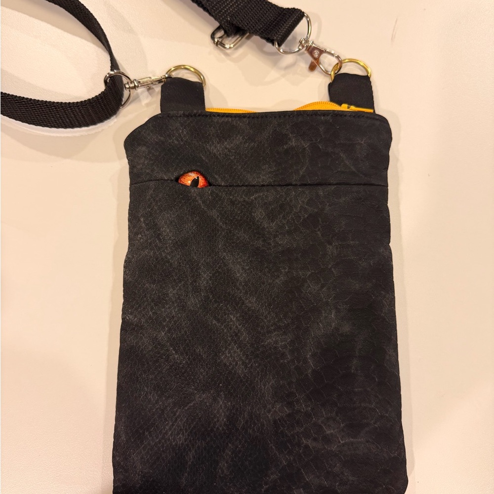 Handmade Dragon Eye Crossbody Bag/Kindle Sleeve